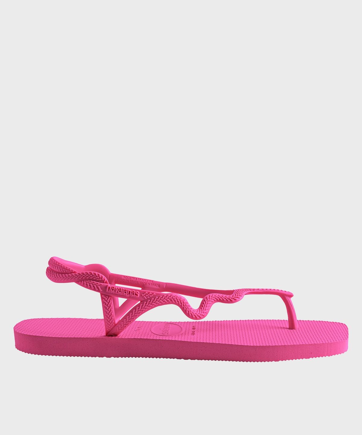 하바이아나스(HAVAIANAS) 솔레일 스퀘어 쪼리 샌들 Pink Flux