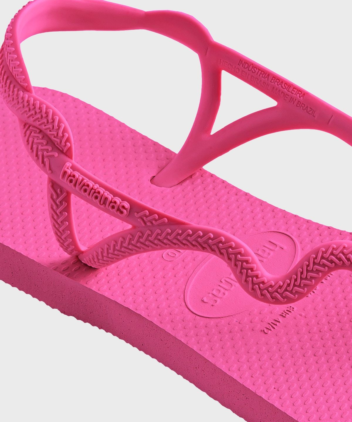 하바이아나스(HAVAIANAS) 솔레일 스퀘어 쪼리 샌들 Pink Flux