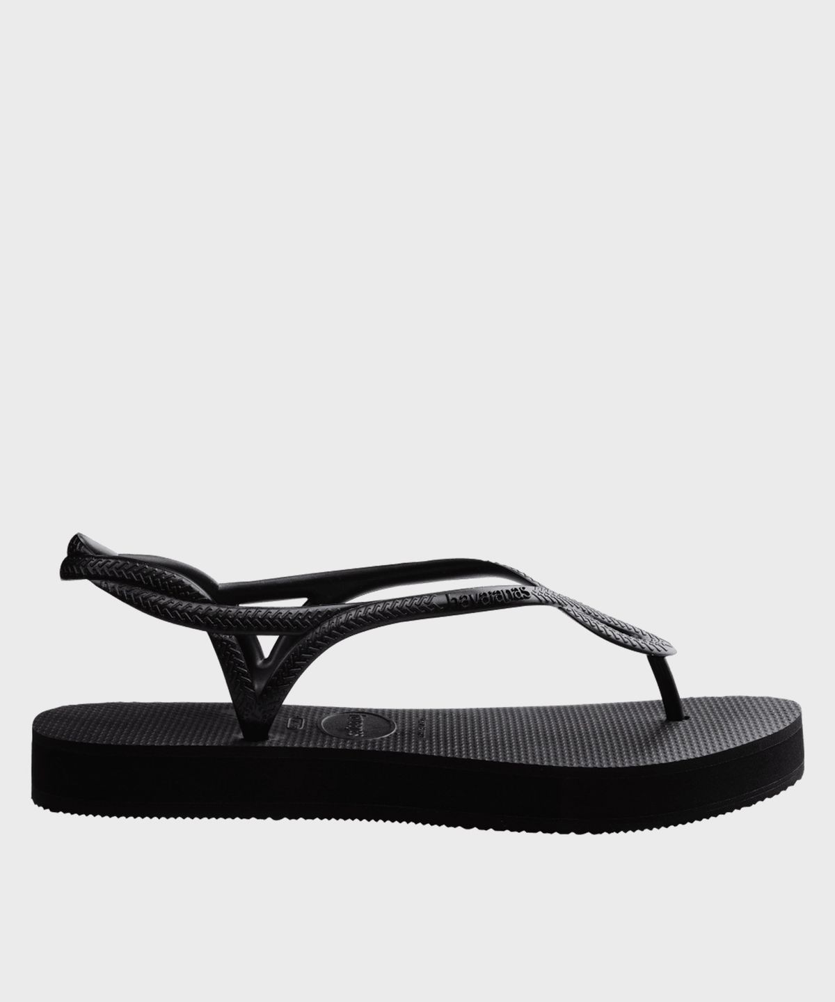 하바이아나스(HAVAIANAS) 루나 플랫폼 쪼리 샌들 Black