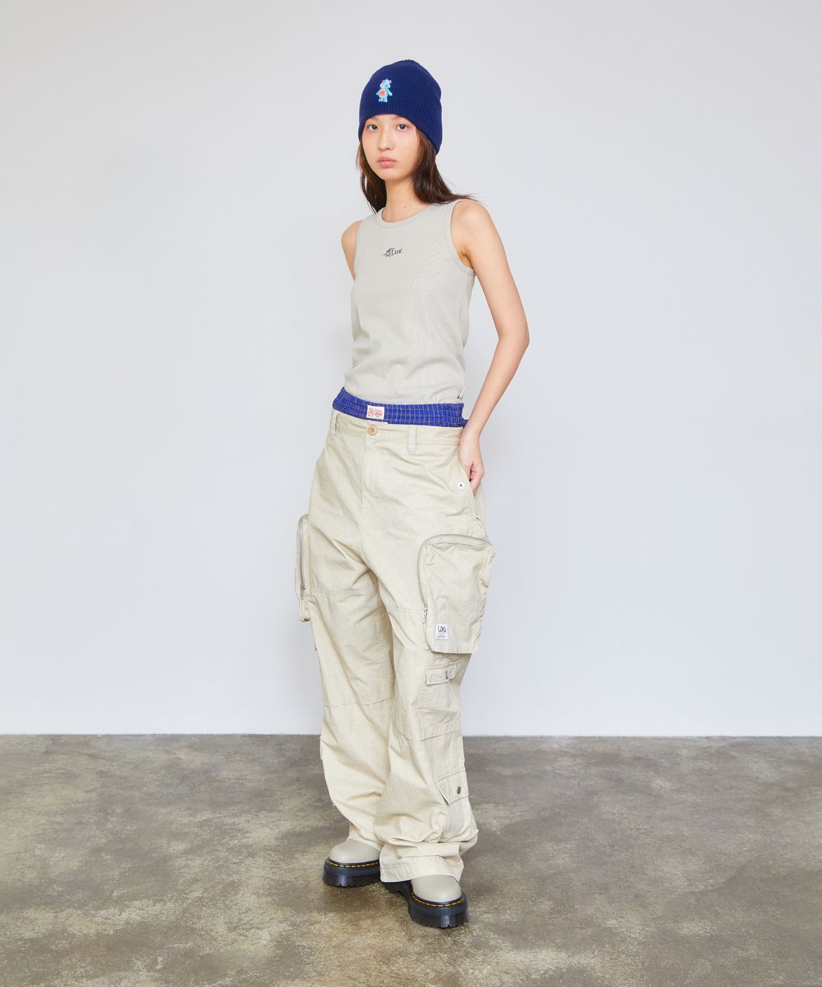 엘엠씨(LMC) WM STAR LOGO SLEEVELESS TOP white