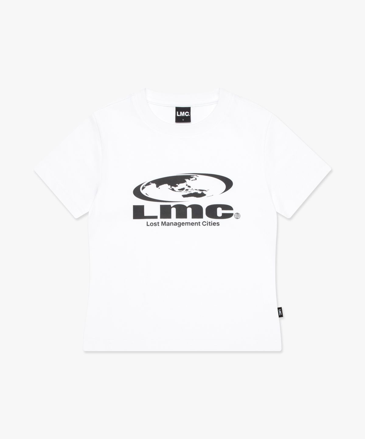 엘엠씨(LMC) WM OVAL GLOBE CROPPED TEE white
