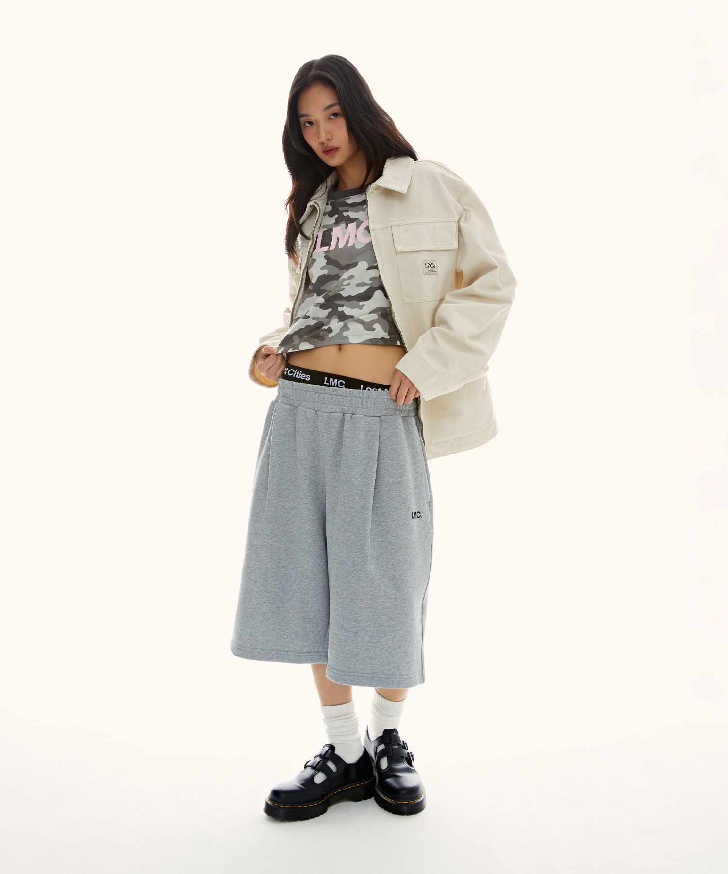 ★LMC★ WM OG CROPPED TEE camo 0LM45STS892CAM MUSINSA | LMC WM OG CROPPED TEE camo