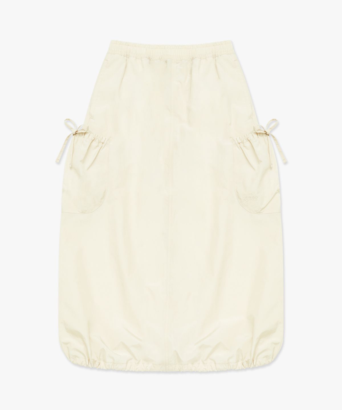 엘엠씨(LMC) WM RIBBON NYLON LONG SKIRT ivory