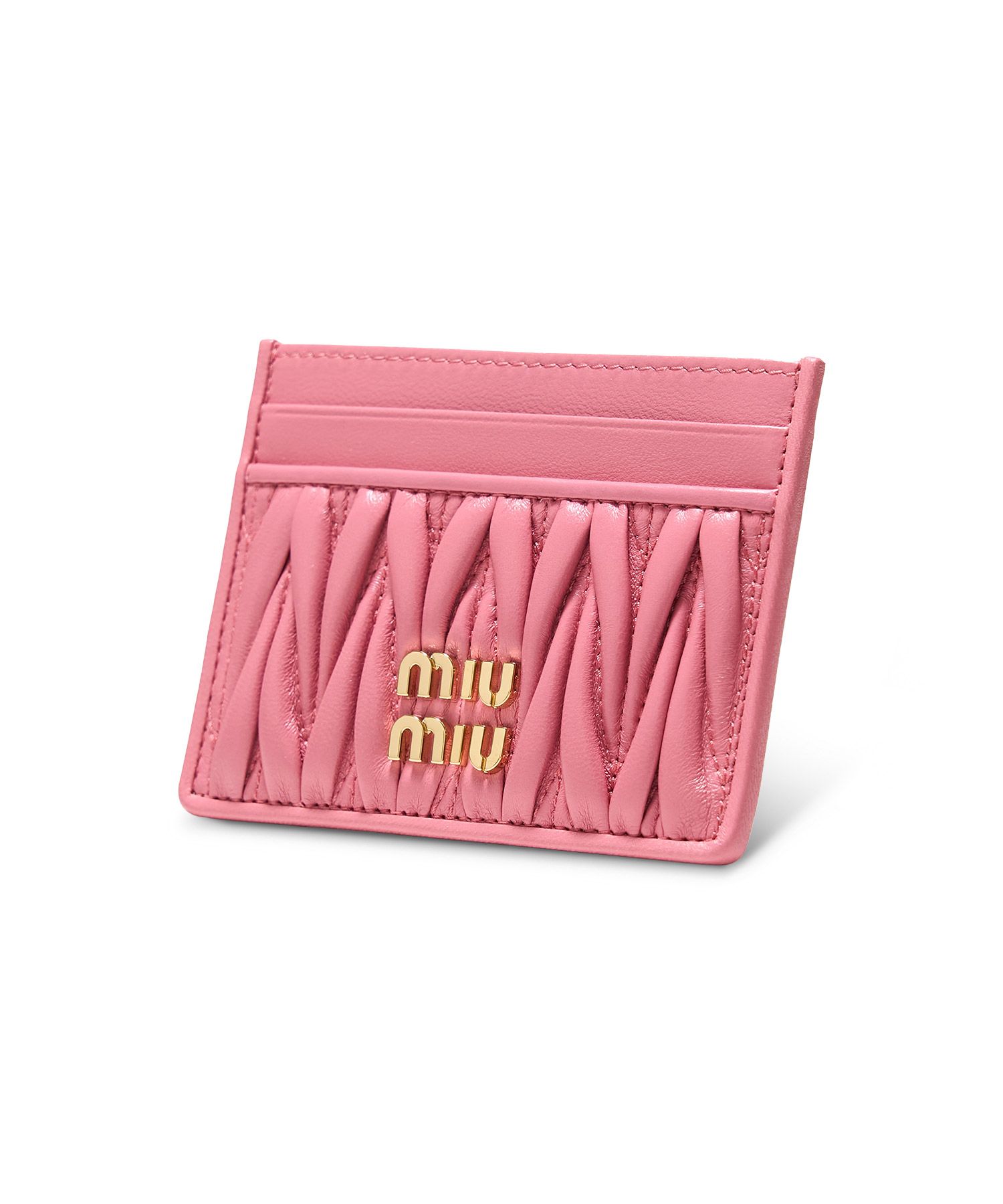 MUSINSA RAFFLE | Miu Miu Matelasse Nappa Leather Card Holder in