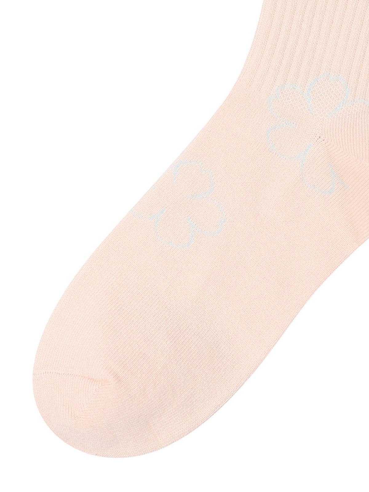 비비씨 어스(BBC EARTH) 플라워 레이어드 양말_Light Pink