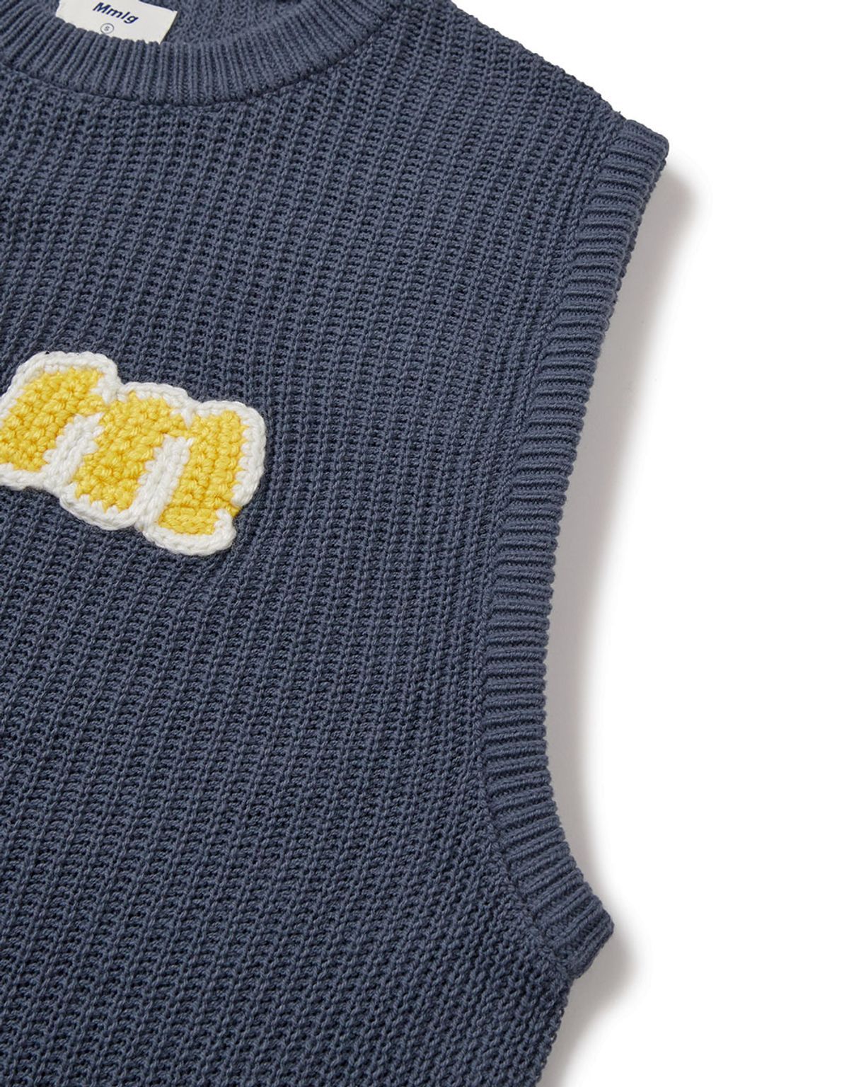 엠엠엘지(MMLG) [Mmlg] MM KNIT VEST (VINTAGE BLUE)