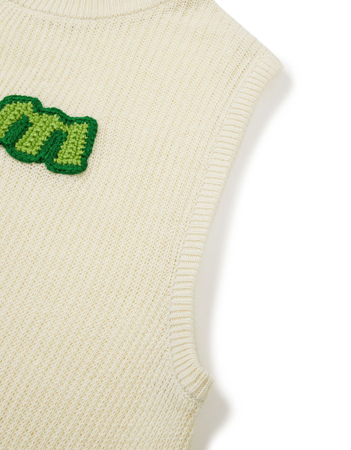 엠엠엘지(MMLG) [Mmlg] MM KNIT VEST (IVORY)