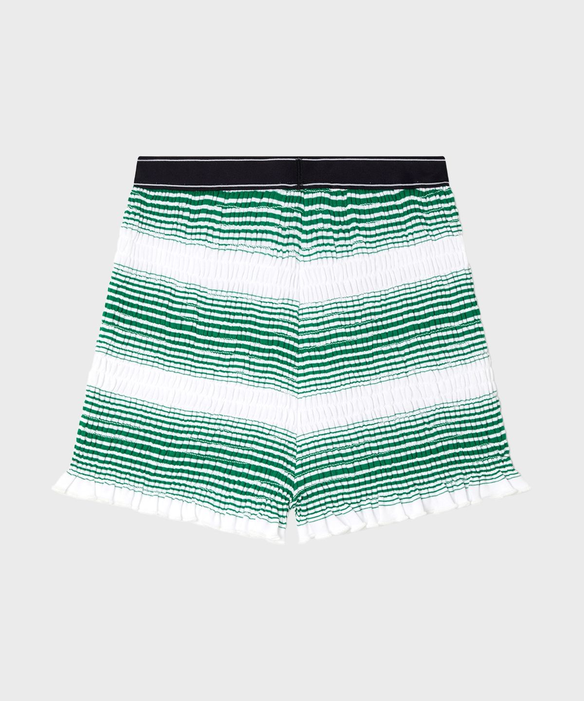 카사블랑카(CASABLANCA) (W) 그라디언트 스트라이프 쉬레드 쇼츠 그린 GRADIENT STRIPE SHIRRED SHORT GRADIENT STRIPE
