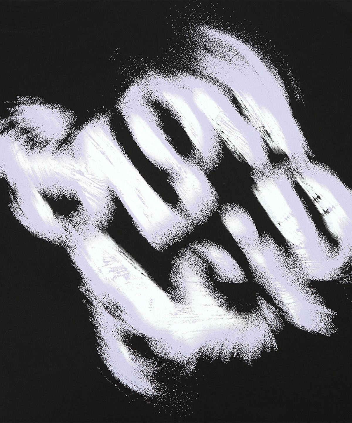 슬로우애시드(SLOWACID) 스트로크 반팔 티셔츠 [블랙]