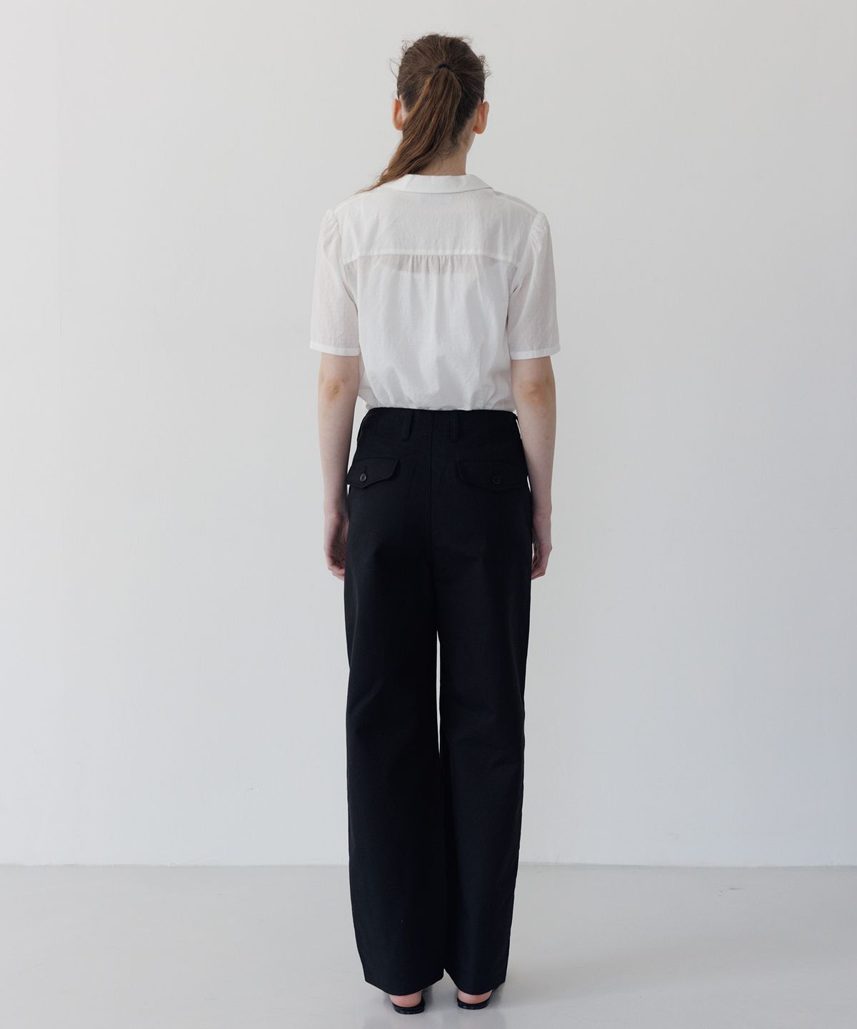 튜드먼트(TTUDEMENT) COIN POCKET PANTS BLACK