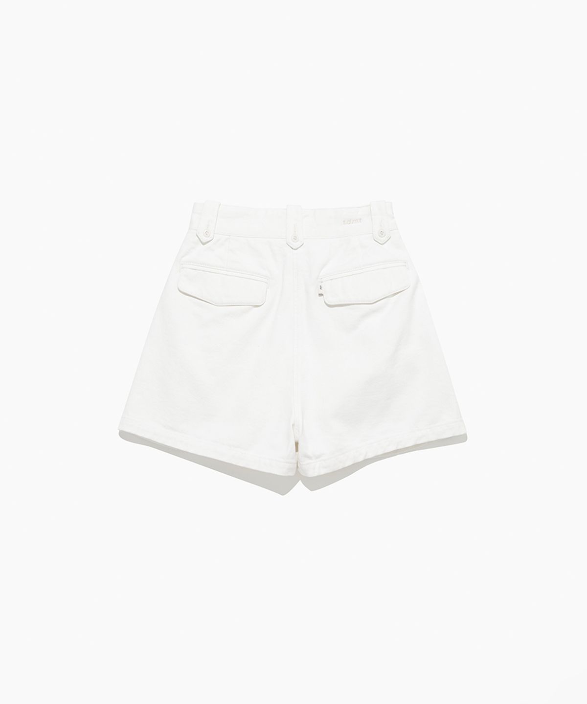 튜드먼트(TTUDEMENT) PINTUCK SHORTS WHITE