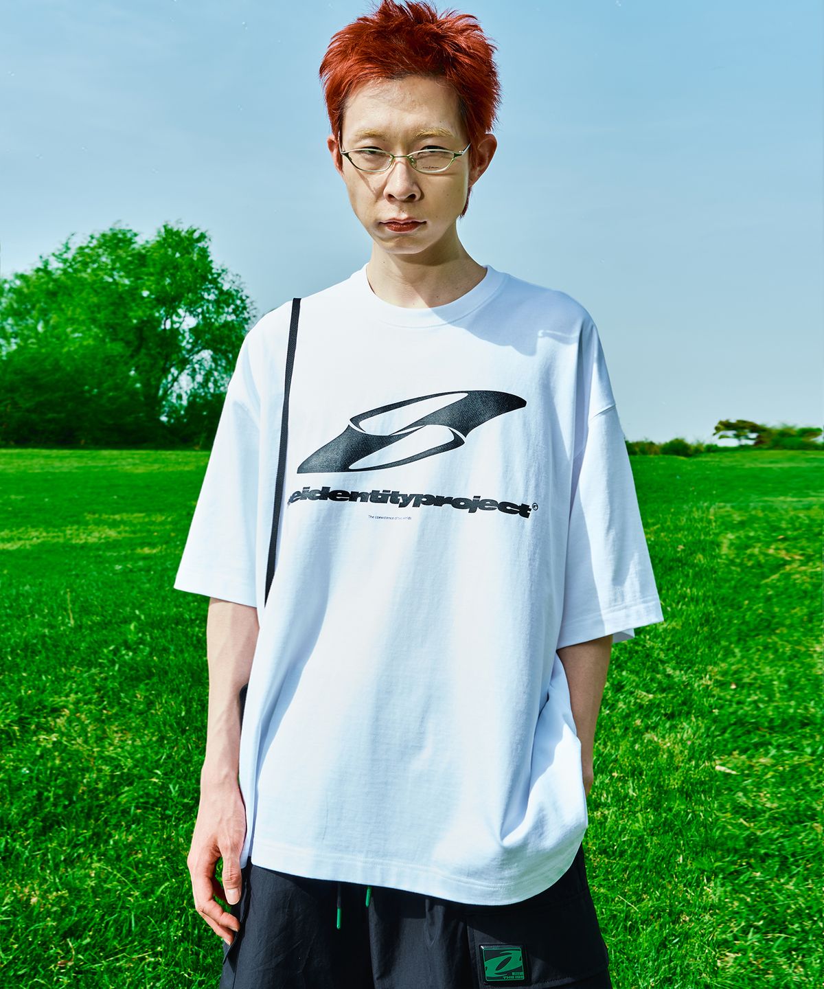 더 아이덴티티 프로젝트(THE IDENTITY PROJECT) Grass combi round half sleeve [white]