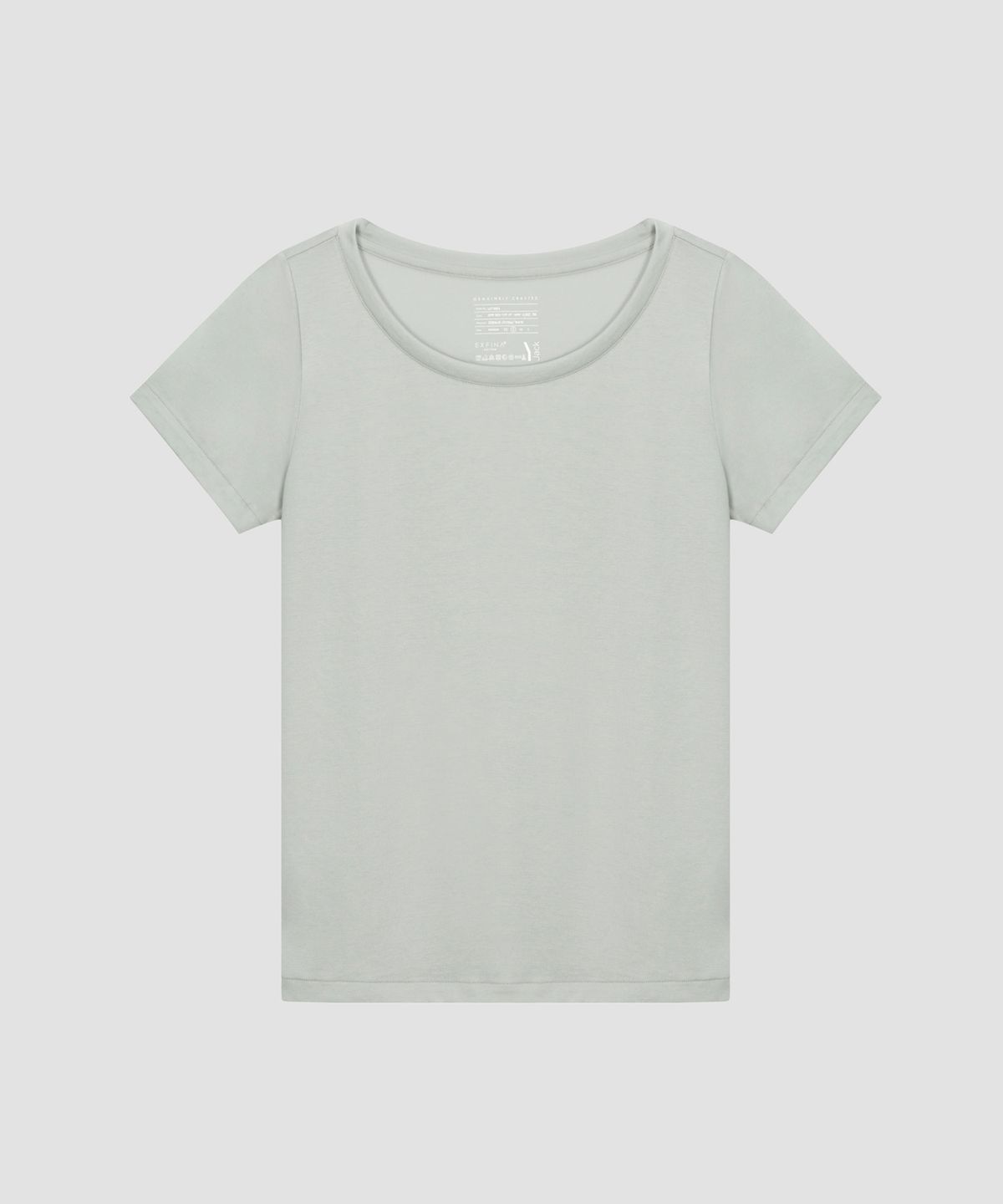 와이잭(YJACK) W_스쿱넥 슬림핏 반소매 티셔츠 (155gsm) LJT1885