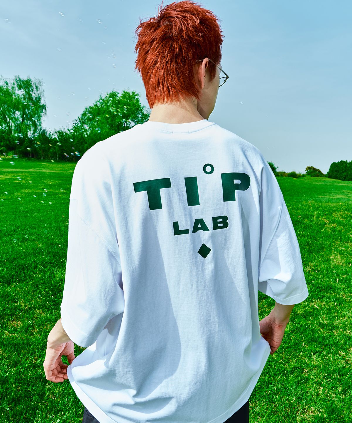 더 아이덴티티 프로젝트(THE IDENTITY PROJECT) Stadium round half sleeve [white]
