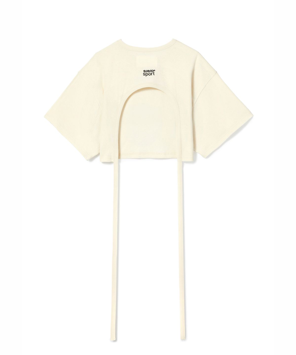 에스이오(s/e/o) UPSIDE DOWN T-SHIRT_CREAM