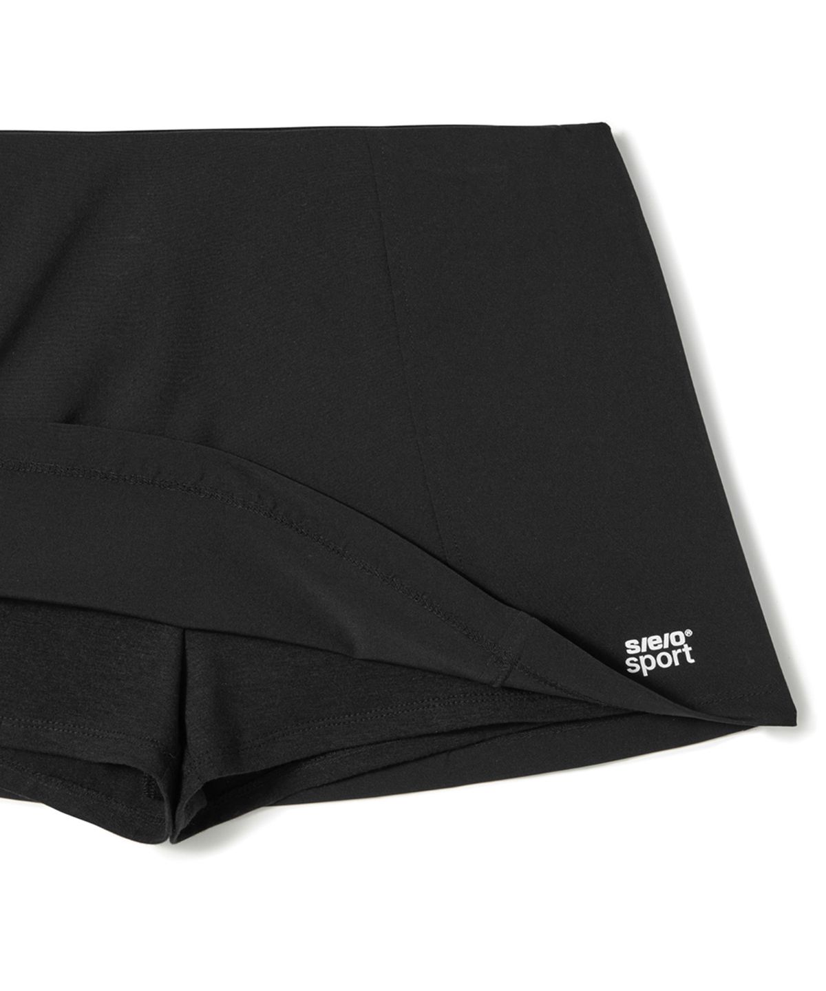에스이오(s/e/o) PANELED CULOTTE MINI SKIRT_BLACK