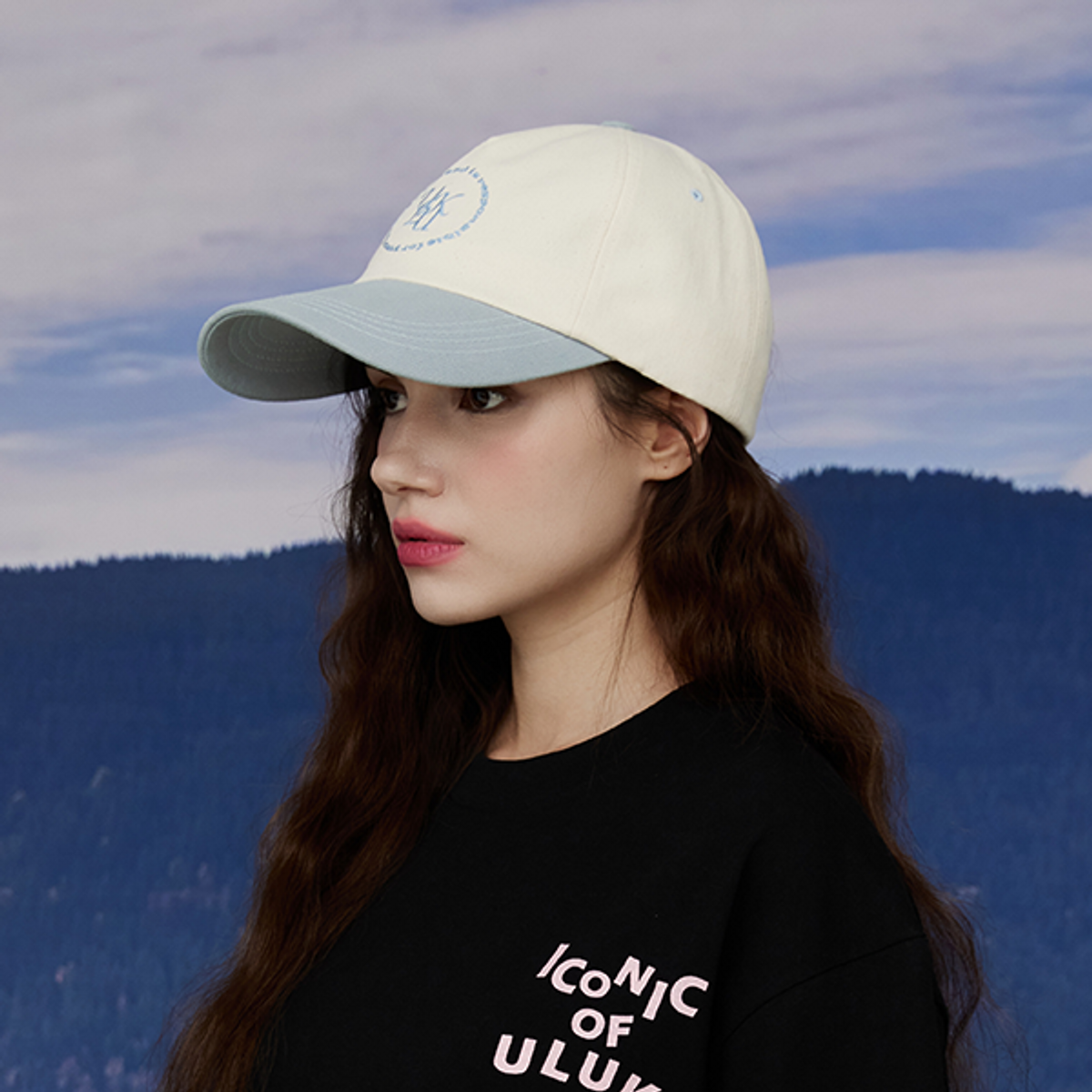 유룩(ULUK) 루시다C 코튼 유룩 볼캡_Sky Blue