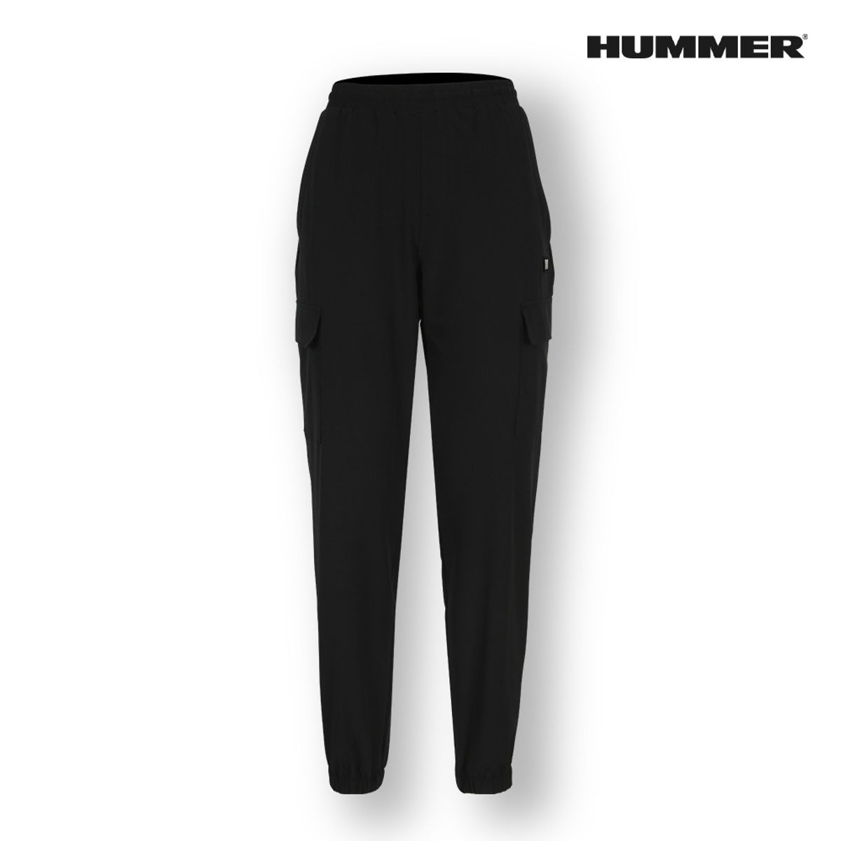 험머(HUMMER) 우먼 H3 링클프리 아웃포켓 셋업 조거팬츠 블랙