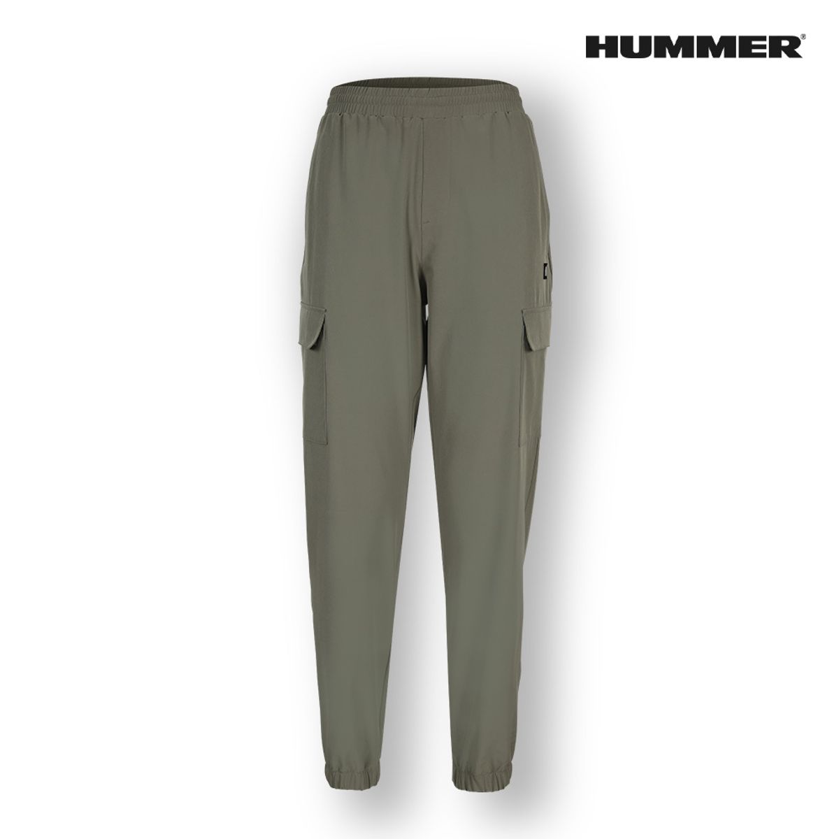 험머(HUMMER) 우먼 H3 링클프리 아웃포켓 셋업 조거팬츠 라이트 카키