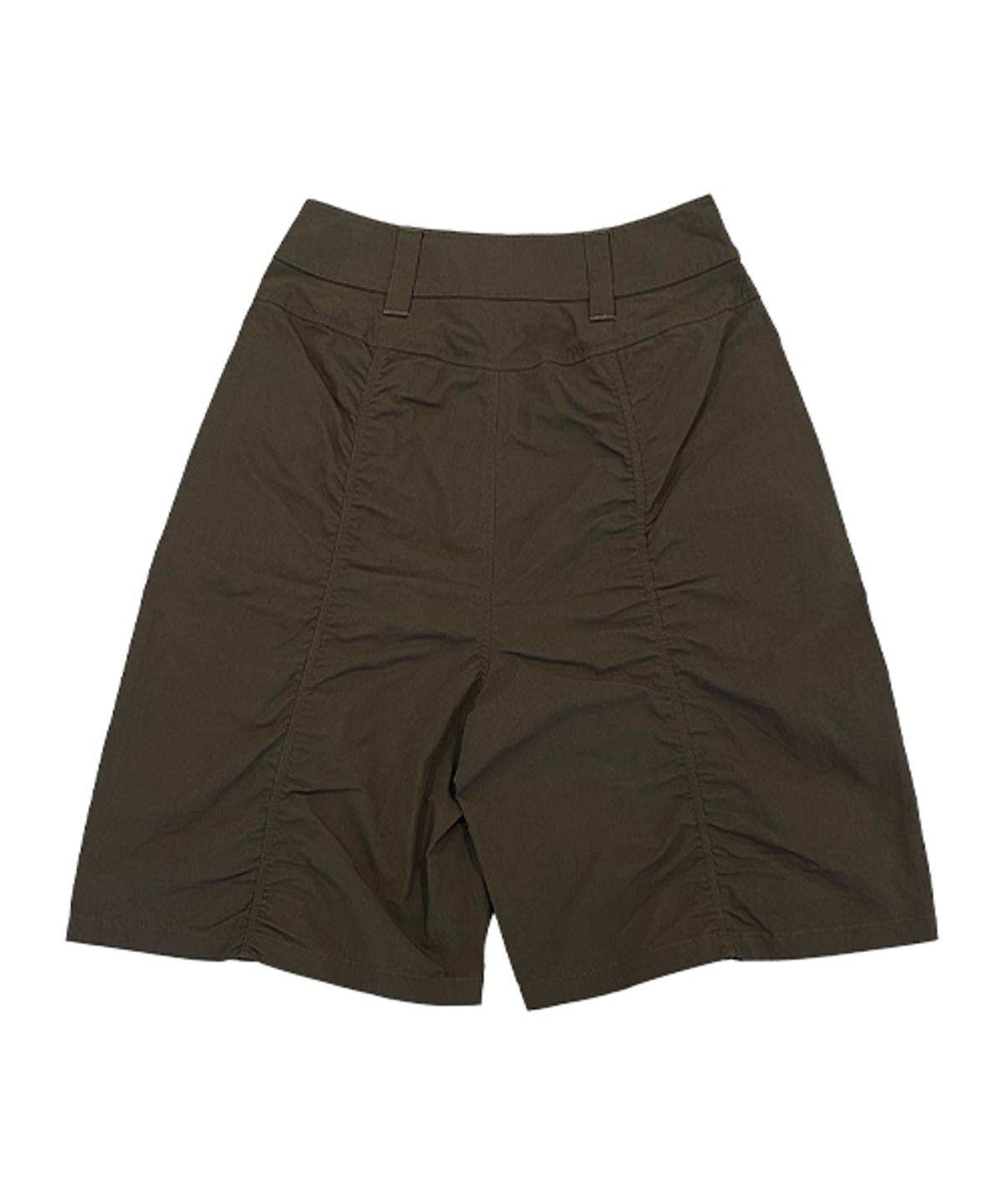 더콜디스트모먼트(THE COLDEST MOMENT) TCM shirring half pants (brown)