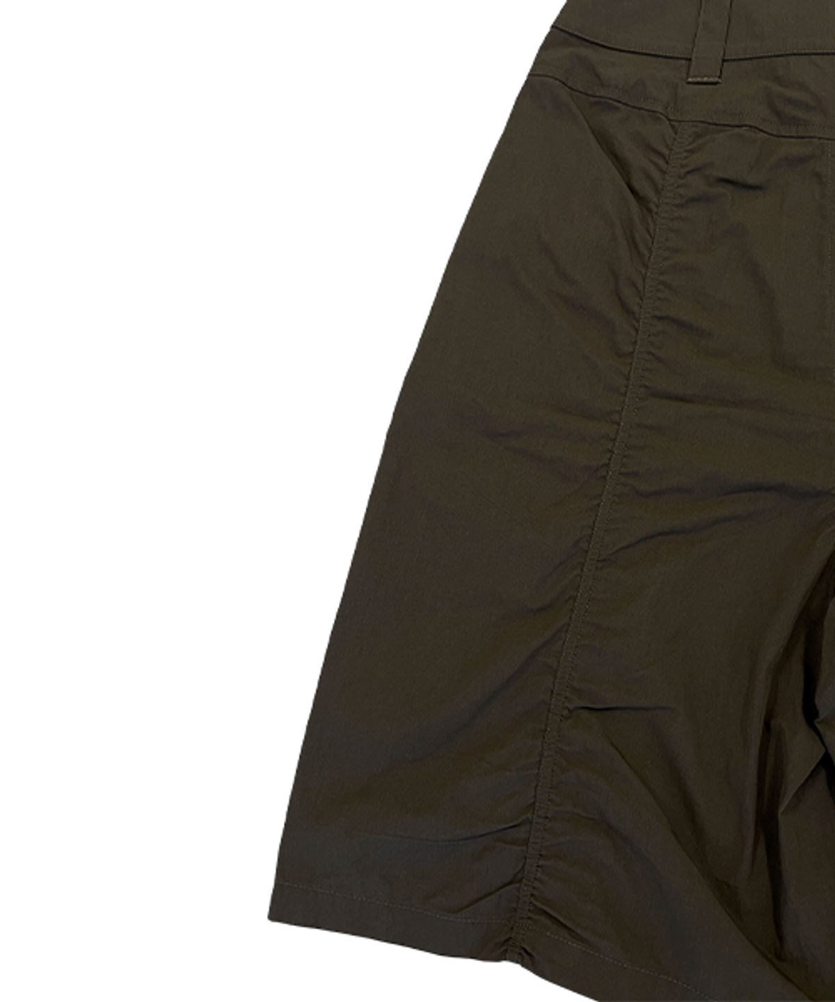 더콜디스트모먼트(THE COLDEST MOMENT) TCM shirring half pants (brown)