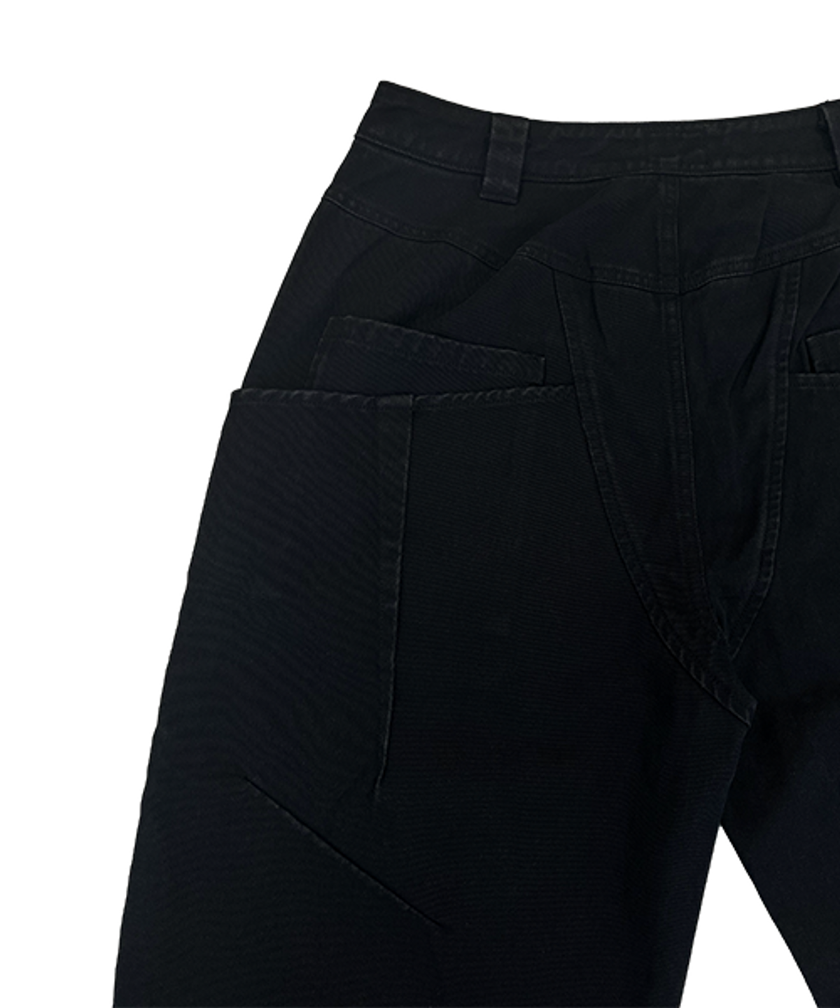 더콜디스트모먼트(THECOLDESTMOMENT) TCM slash pants (black)