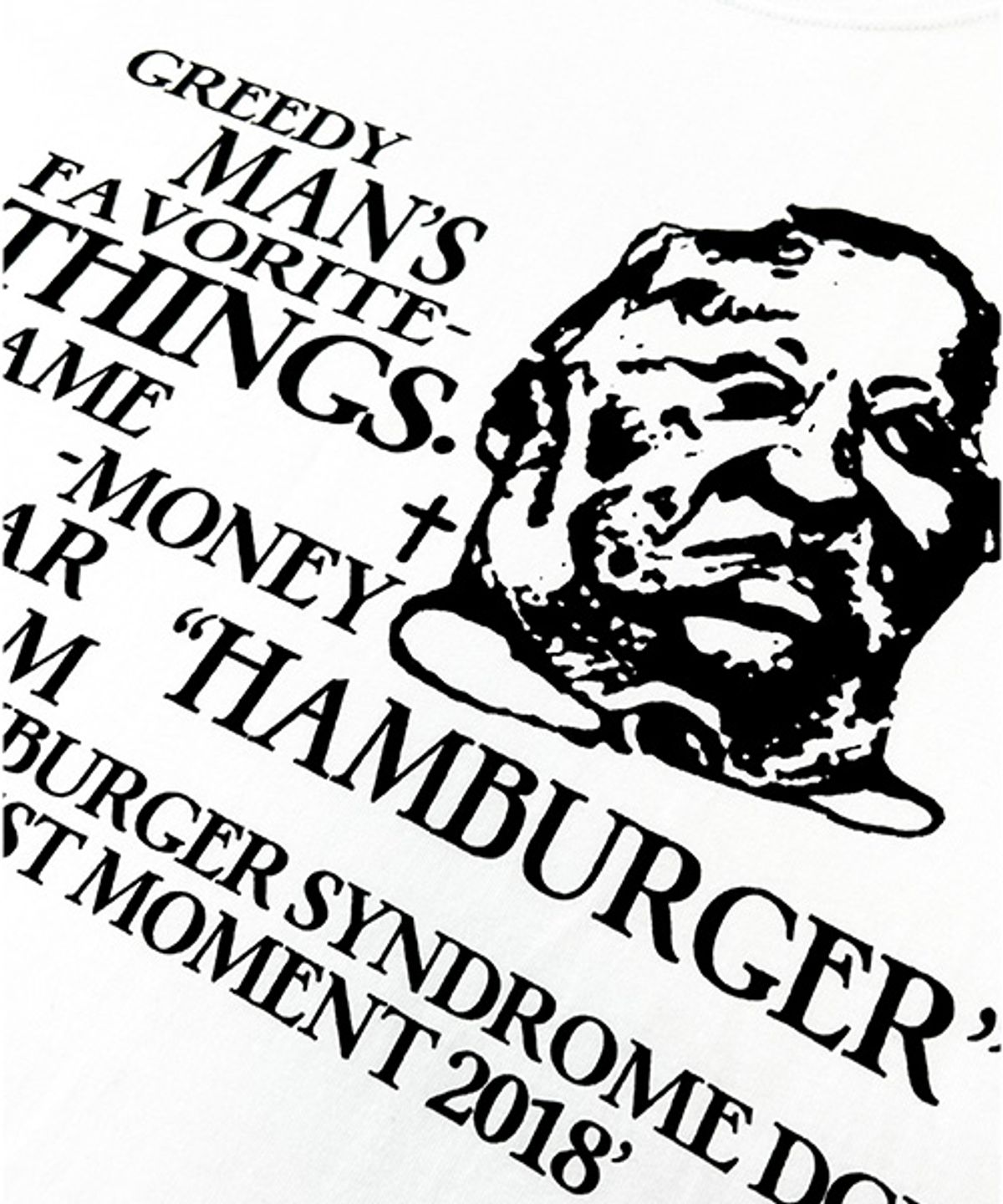 더콜디스트모먼트(THECOLDESTMOMENT) TCM hamburger T (white)
