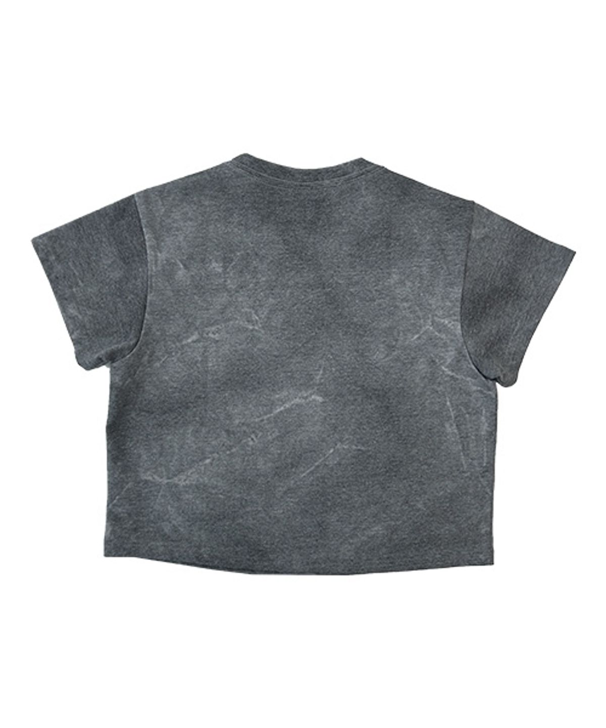 더콜디스트모먼트(THE COLDEST MOMENT) TCM dirty little freak crop T (charcoal)