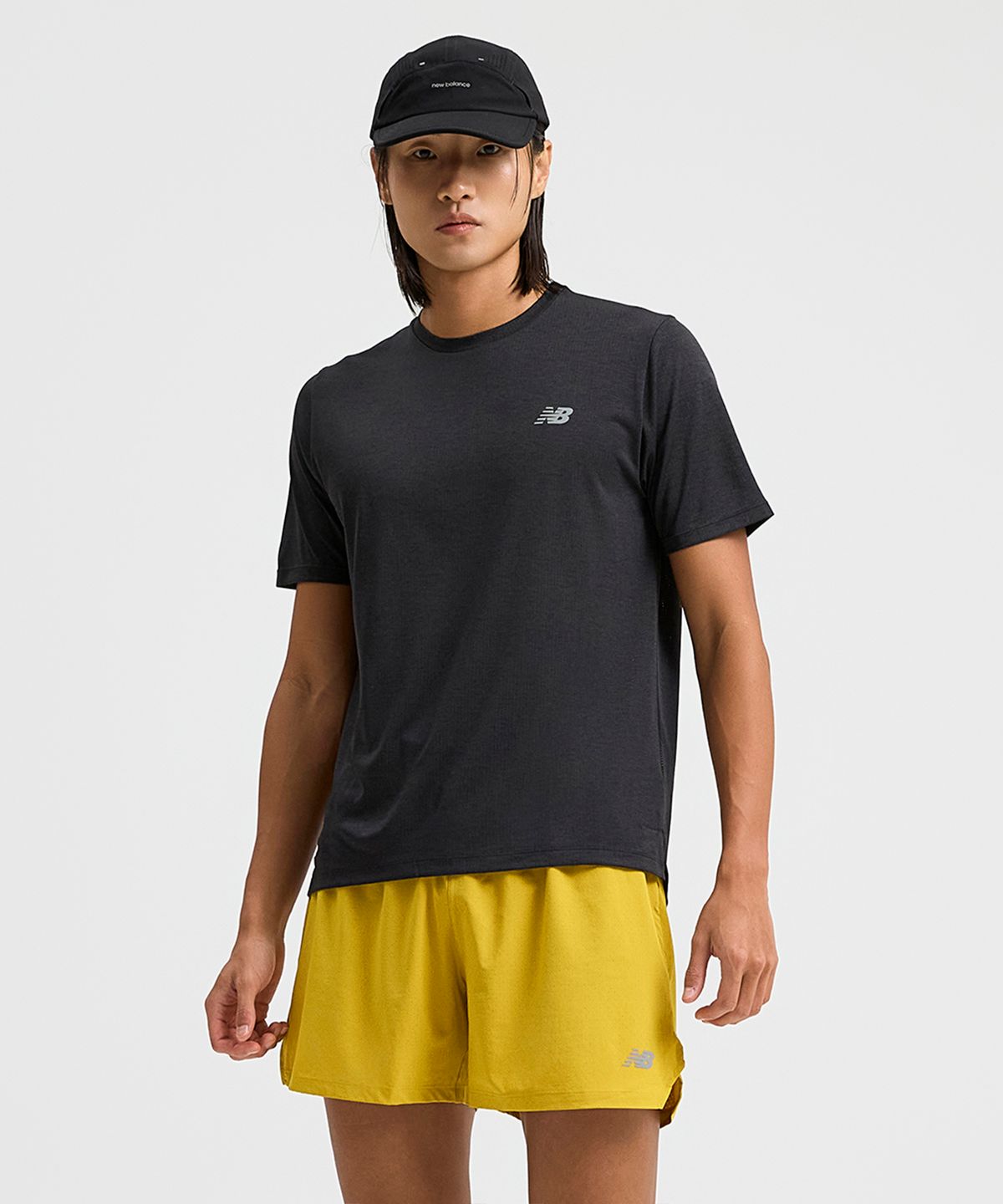 뉴발란스(NEW BALANCE) NBNEG36401 / MEN ATHLETIC 반팔티 (BLACK)