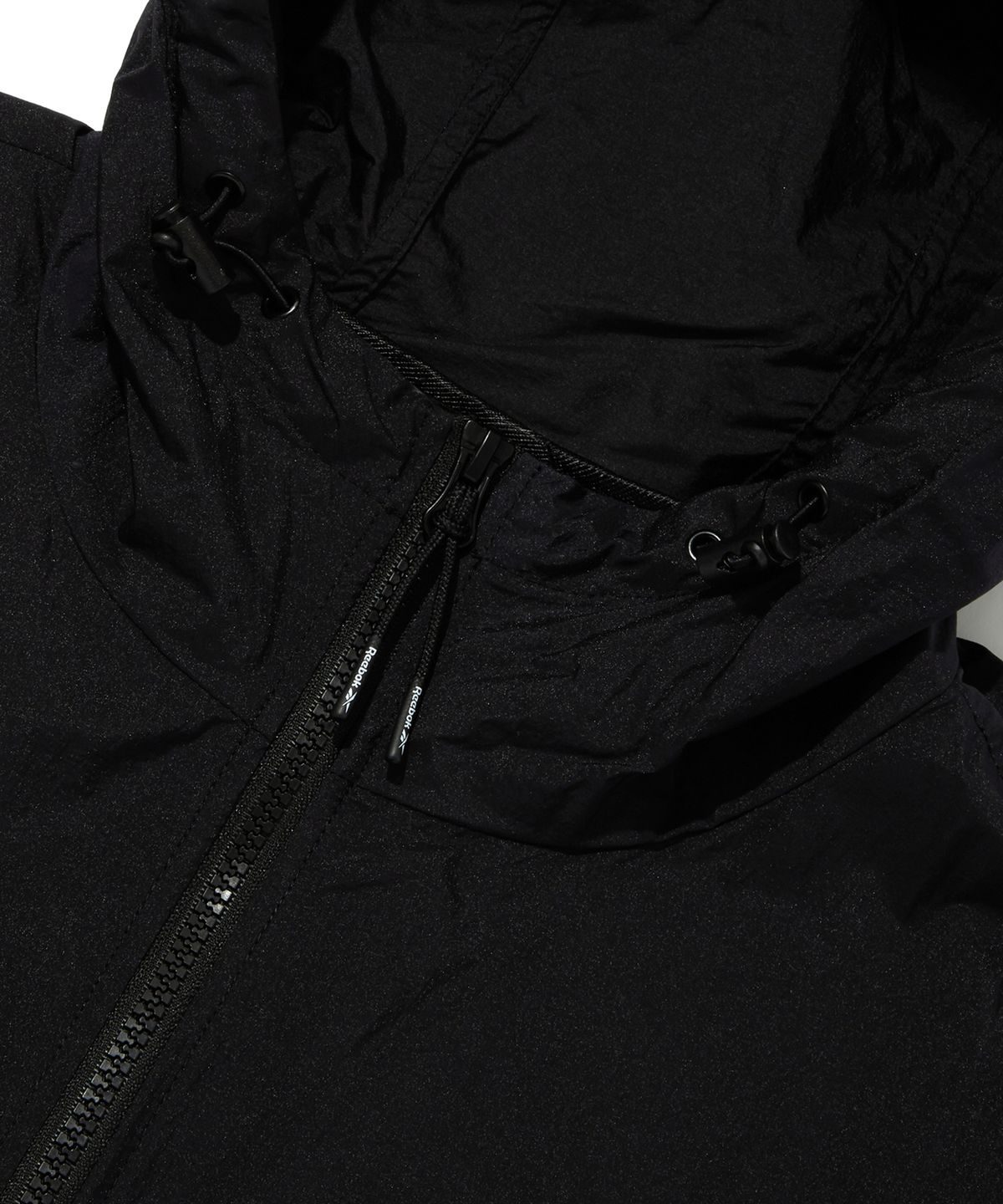 리복(REEBOK) 메쉬 하이브리드 윈드 브레이커 - 블랙