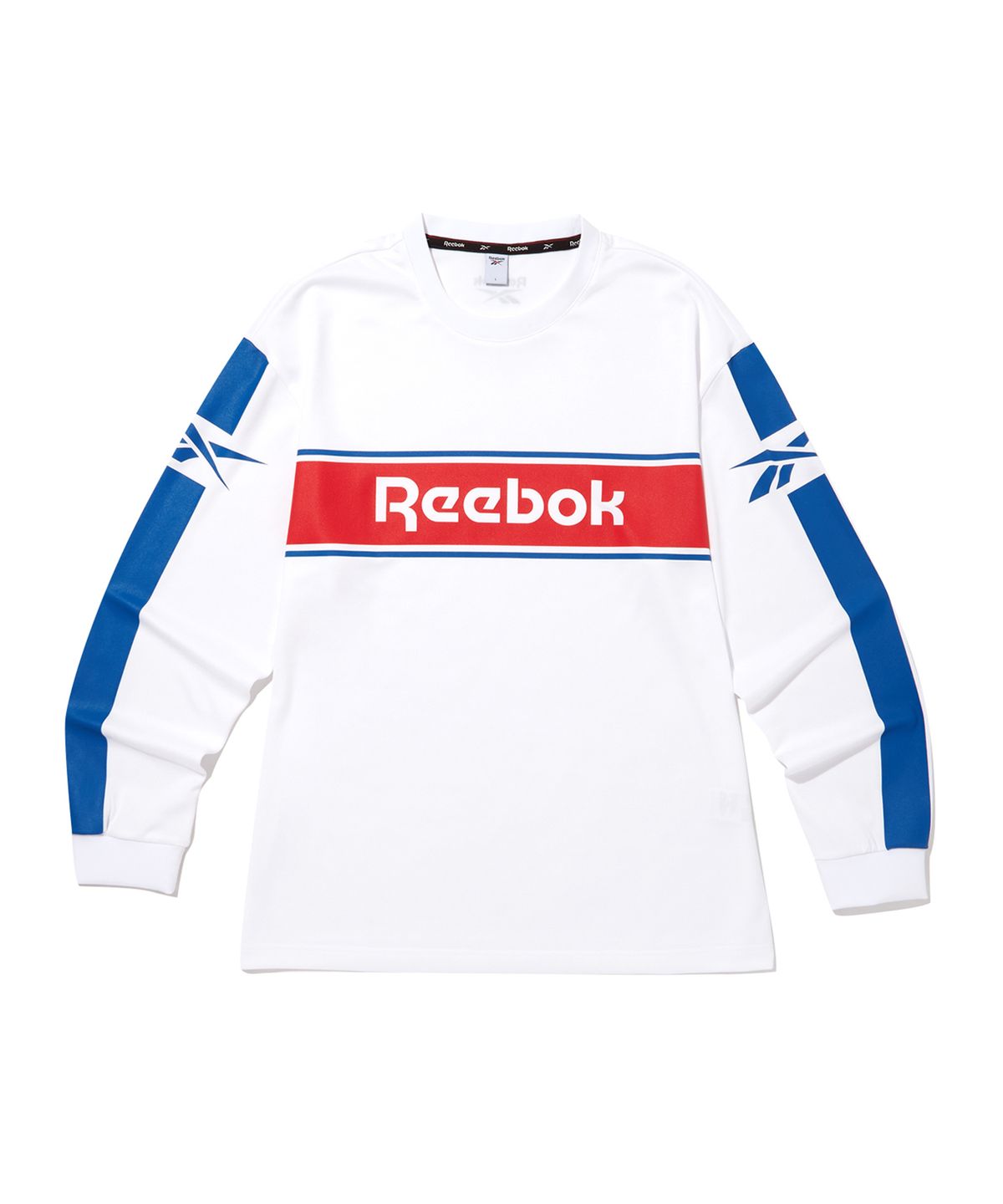 리복(REEBOK) 트윈 벡터 져지 롱슬리브 - 화이트