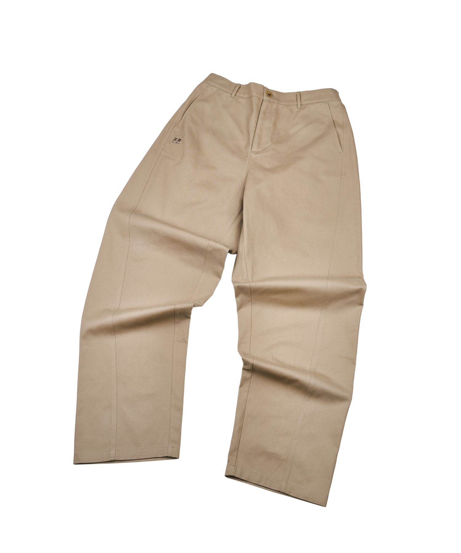 MUSINSA公式 | FREI Curved Chino Pants (BEIGE)