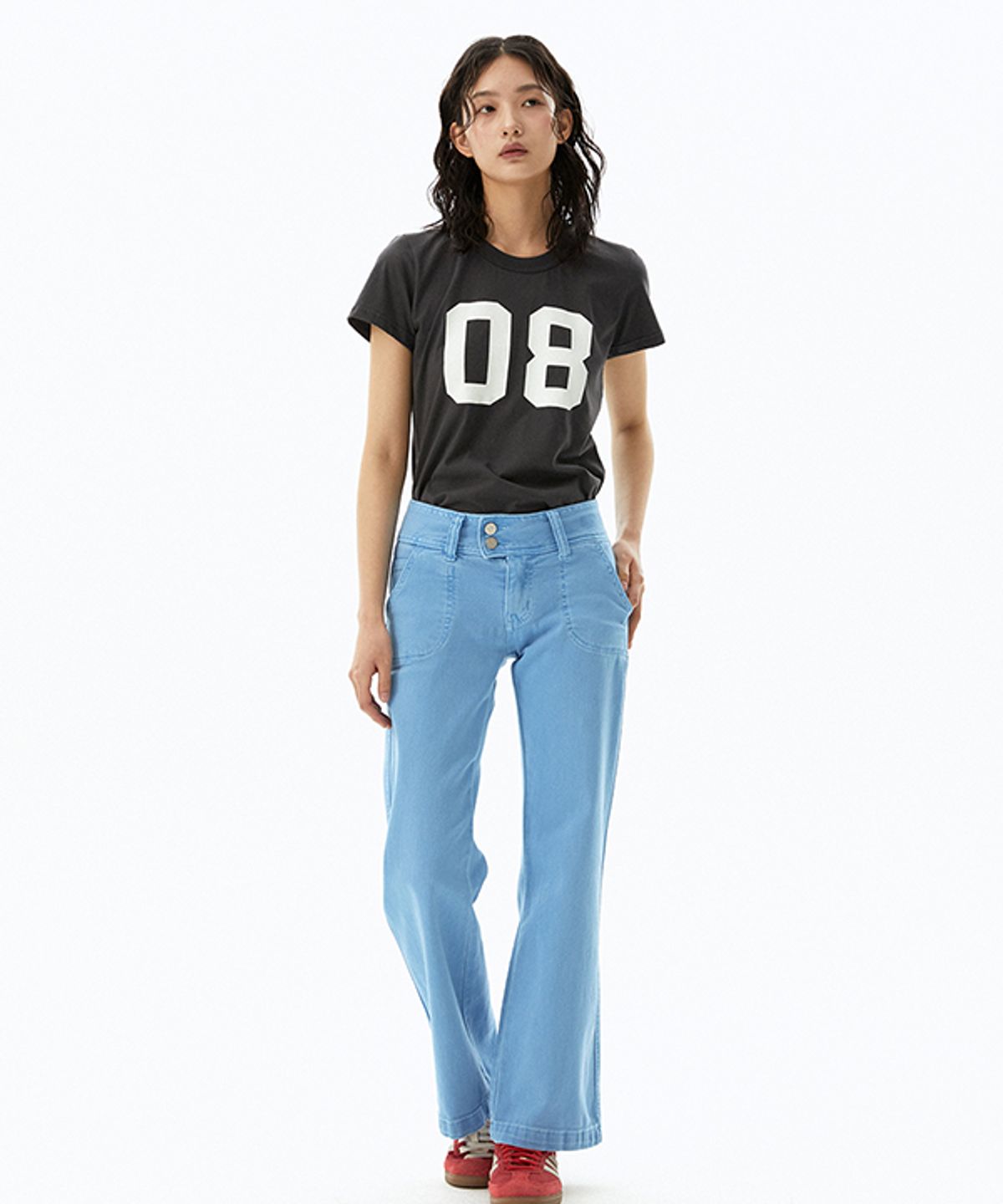 그린버터(GREENBUTTER) NO.08 Essential Tee (Charcoal)