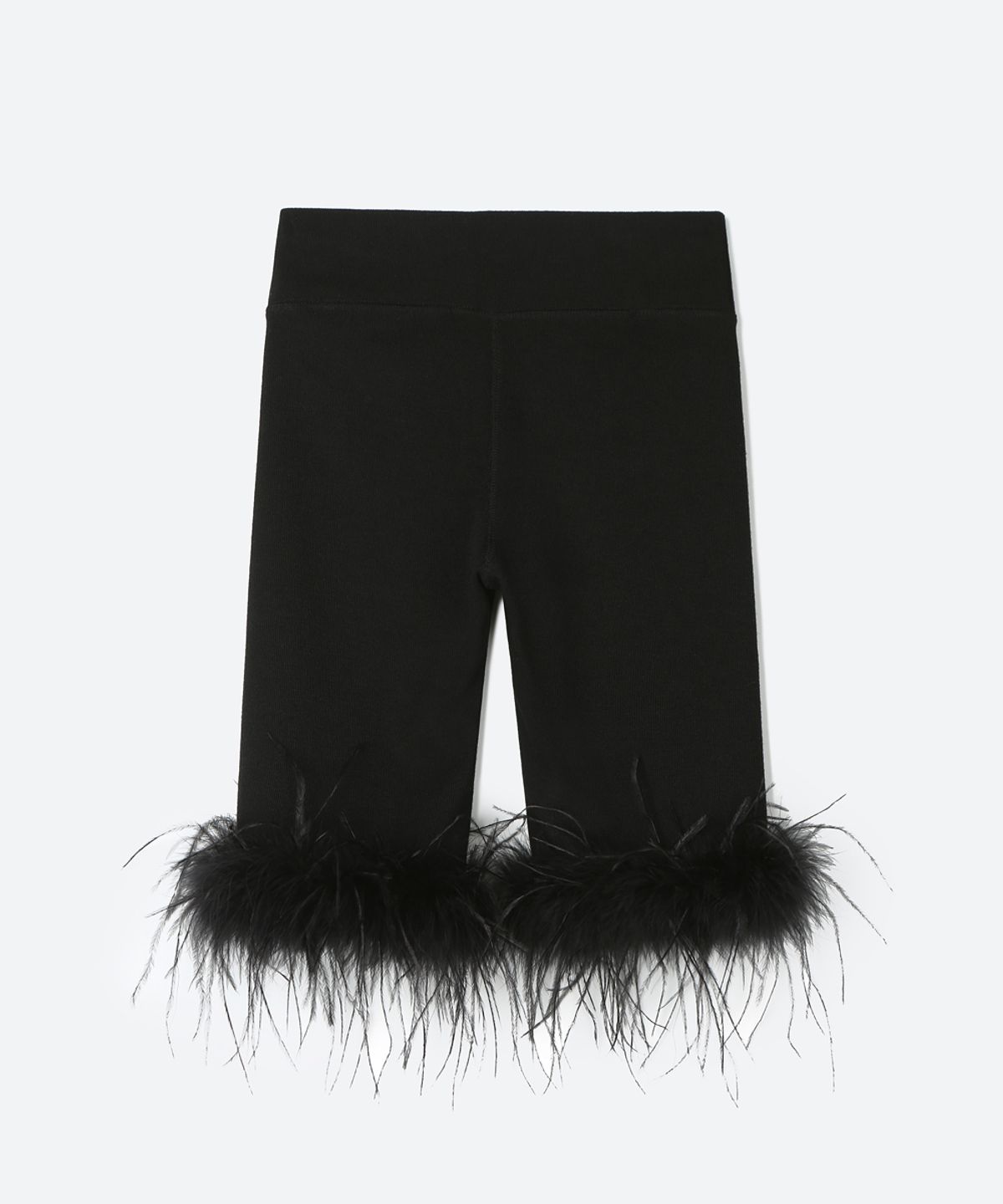 문선(MOONSUN) MJ S2 Ostrich Hair Biker Pants / Black