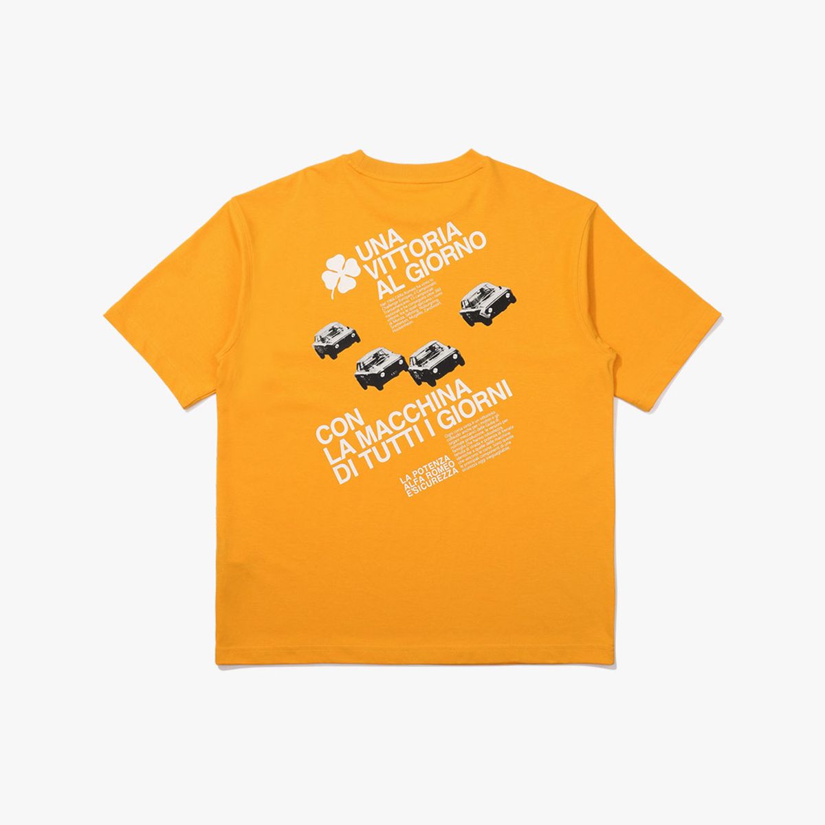 디아도라(diadora) 알파로메오 카 레이스 반팔 티셔츠 ORANGE