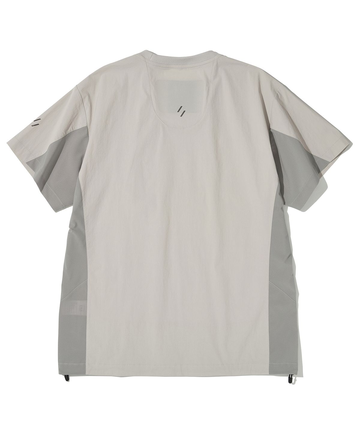 웰터 익스페리먼트(WELTER EXPERIMENT) BREATHABLE HALF SLEEVE PULLOVER_LIGHT GRAY_WDT019