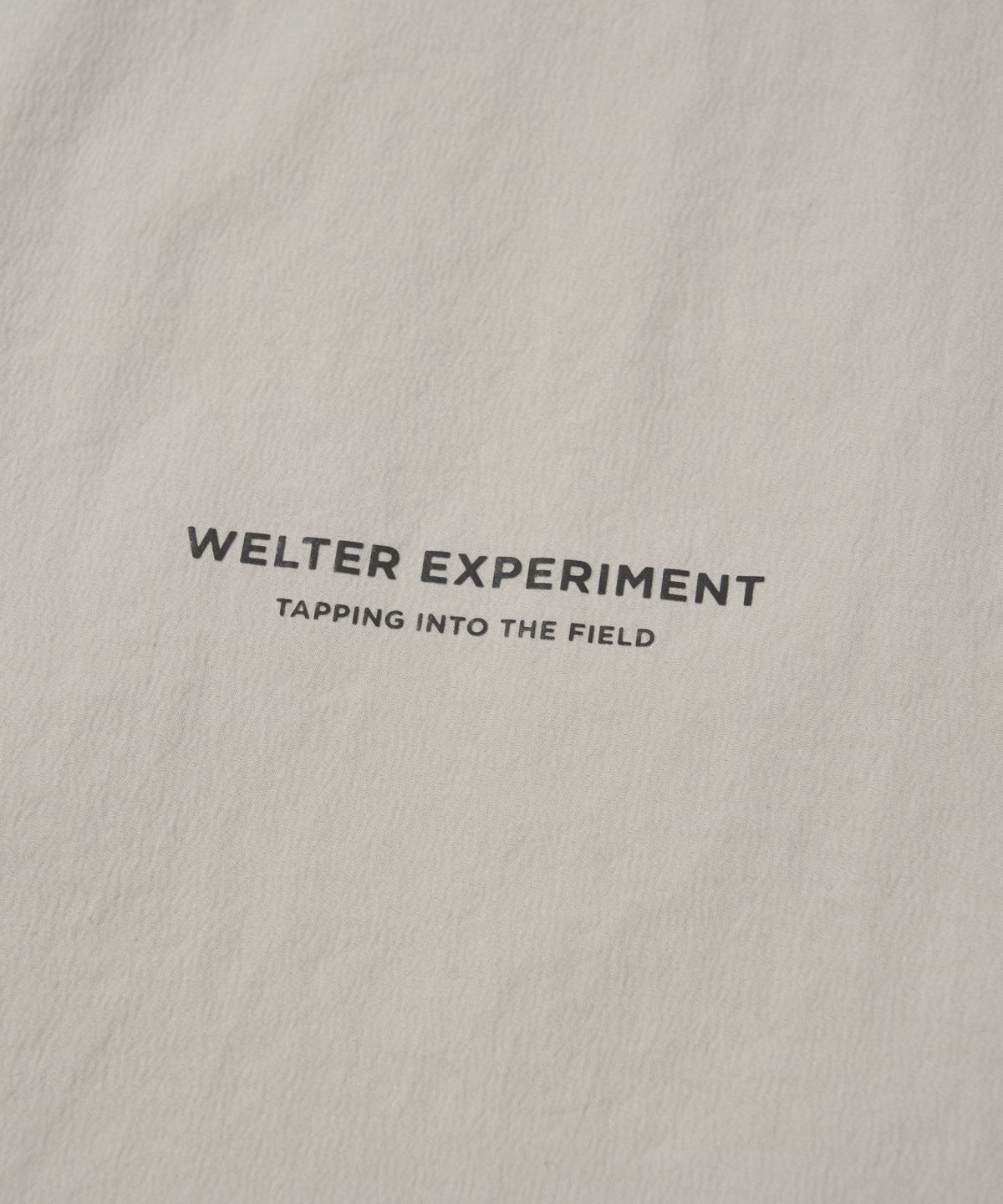 웰터 익스페리먼트(WELTER EXPERIMENT) BREATHABLE HALF SLEEVE PULLOVER_LIGHT GRAY_WDT019