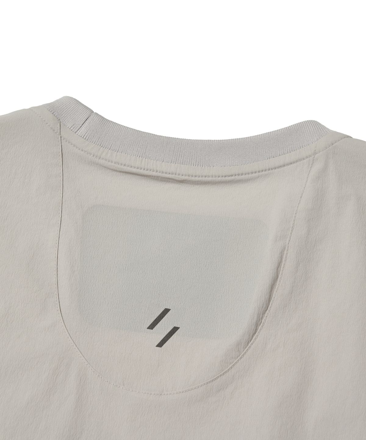 웰터 익스페리먼트(WELTER EXPERIMENT) BREATHABLE HALF SLEEVE PULLOVER_LIGHT GRAY_WDT019