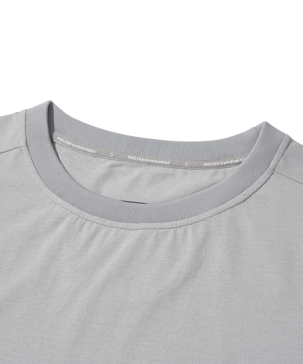 웰터 익스페리먼트(WELTER EXPERIMENT) PRESPA T-SHIRT_LIGHT GRAY_WDT013