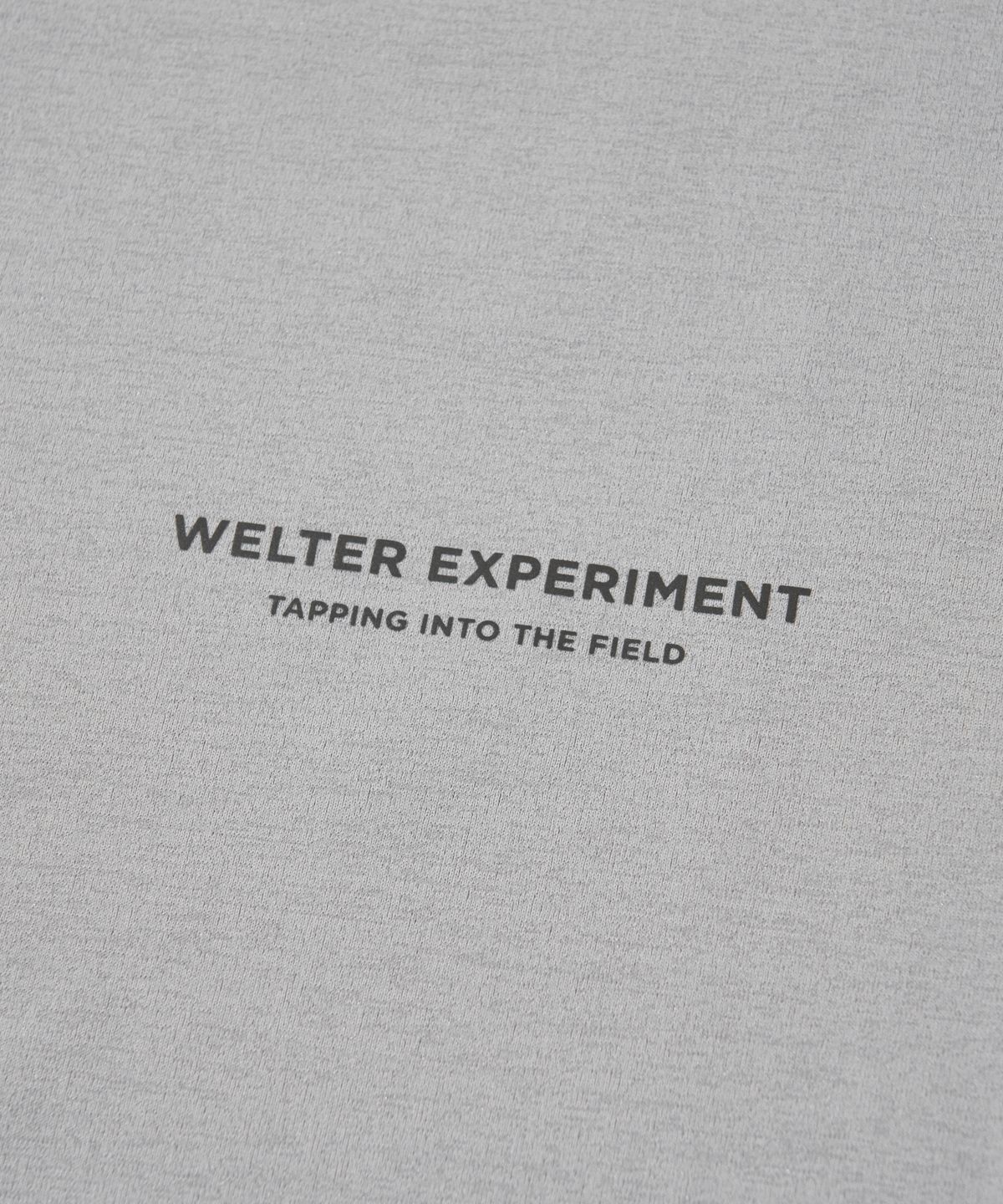 웰터 익스페리먼트(WELTER EXPERIMENT) PRESPA T-SHIRT_LIGHT GRAY_WDT013