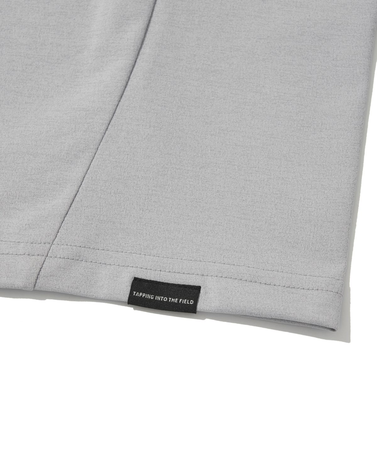 웰터 익스페리먼트(WELTER EXPERIMENT) PRESPA T-SHIRT_LIGHT GRAY_WDT013