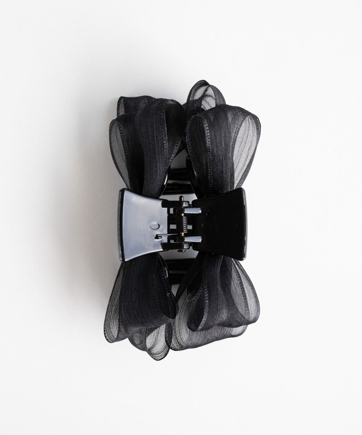 메리모티브(MERRYMOTIVE) Black mini ribbon hair claw