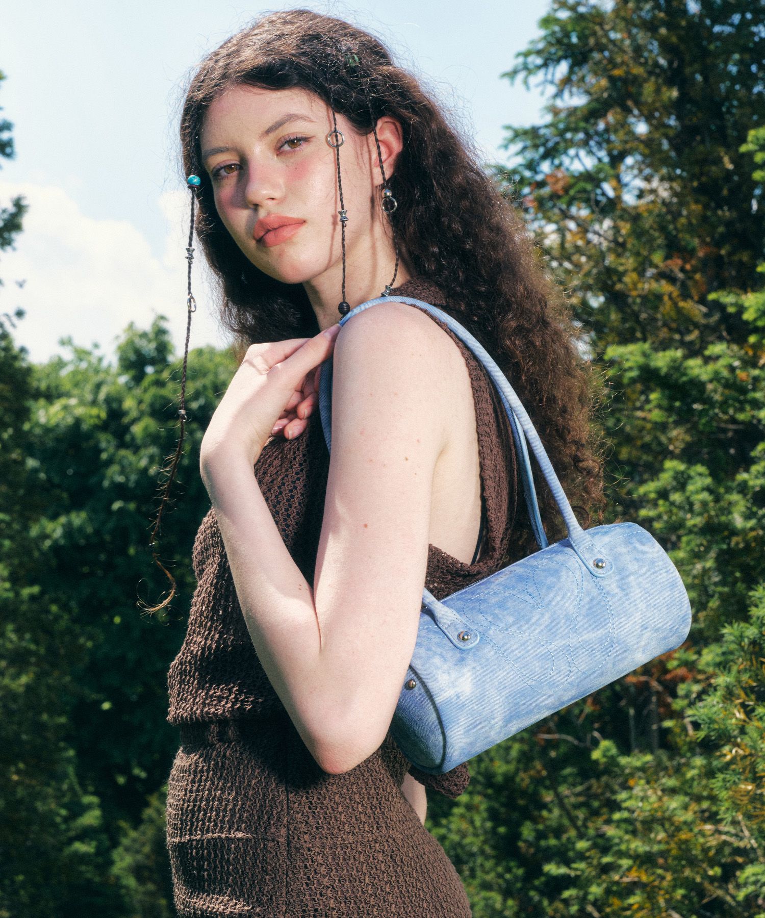 ★ILLIGO★ Love Stitch Shoulder Bag Blue 5010268082 MUSINSA | ILLIGO Love Stitch Shoulder Bag Blue