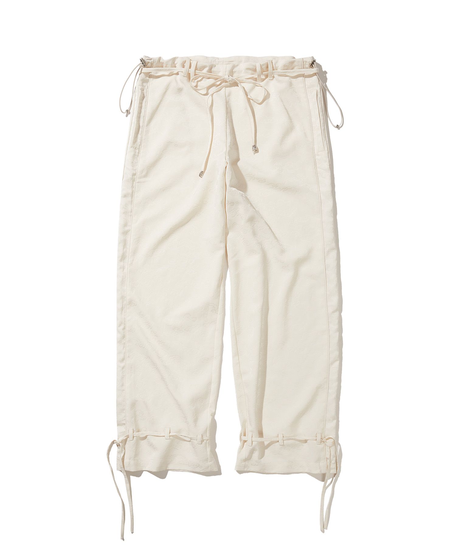 MUSINSA | ILLIGO Piping Belted Wide Pants Oriental