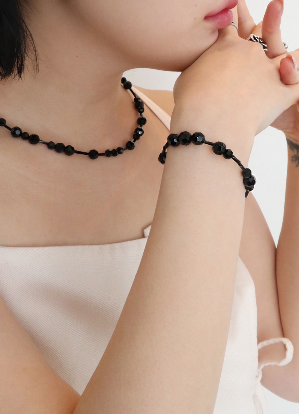 애플파이오더(APPLE PIE ORDER) Twinkle Black Beads B.