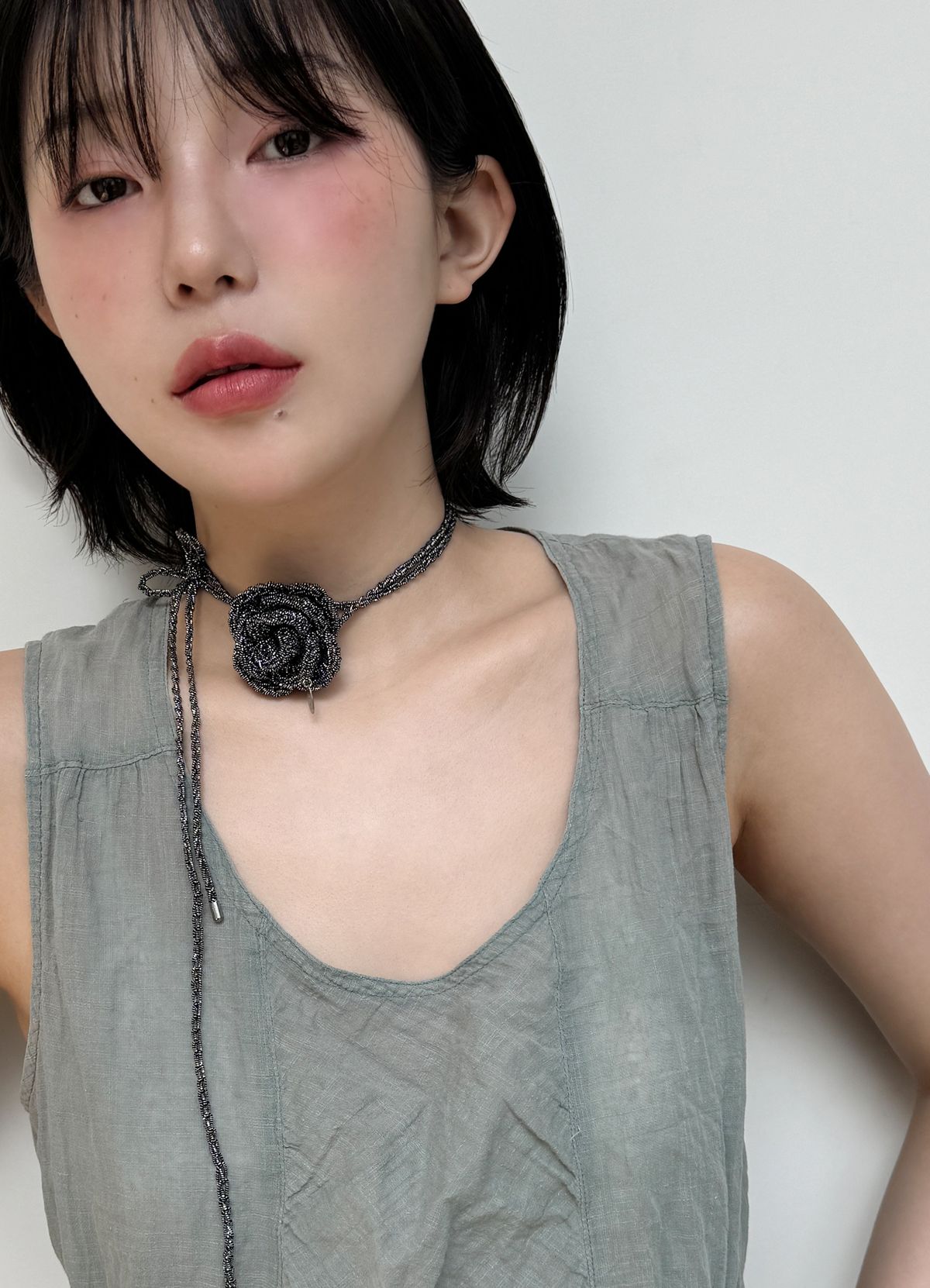 애플파이오더(APPLE PIE ORDER) Rose Knit Tie. (Small, 2color)
