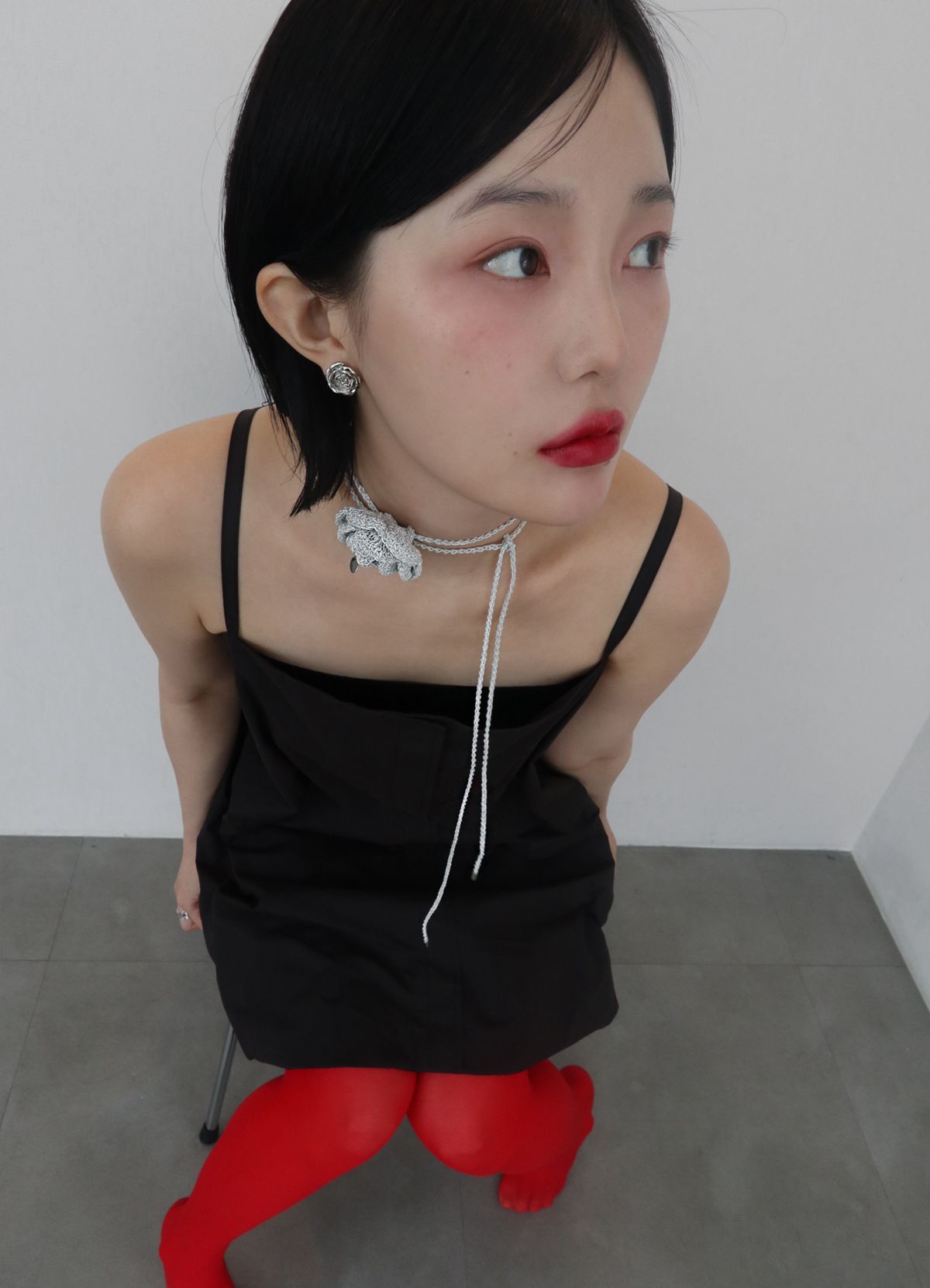 애플파이오더(APPLE PIE ORDER) Rose Knit Tie. (Large, 2color)