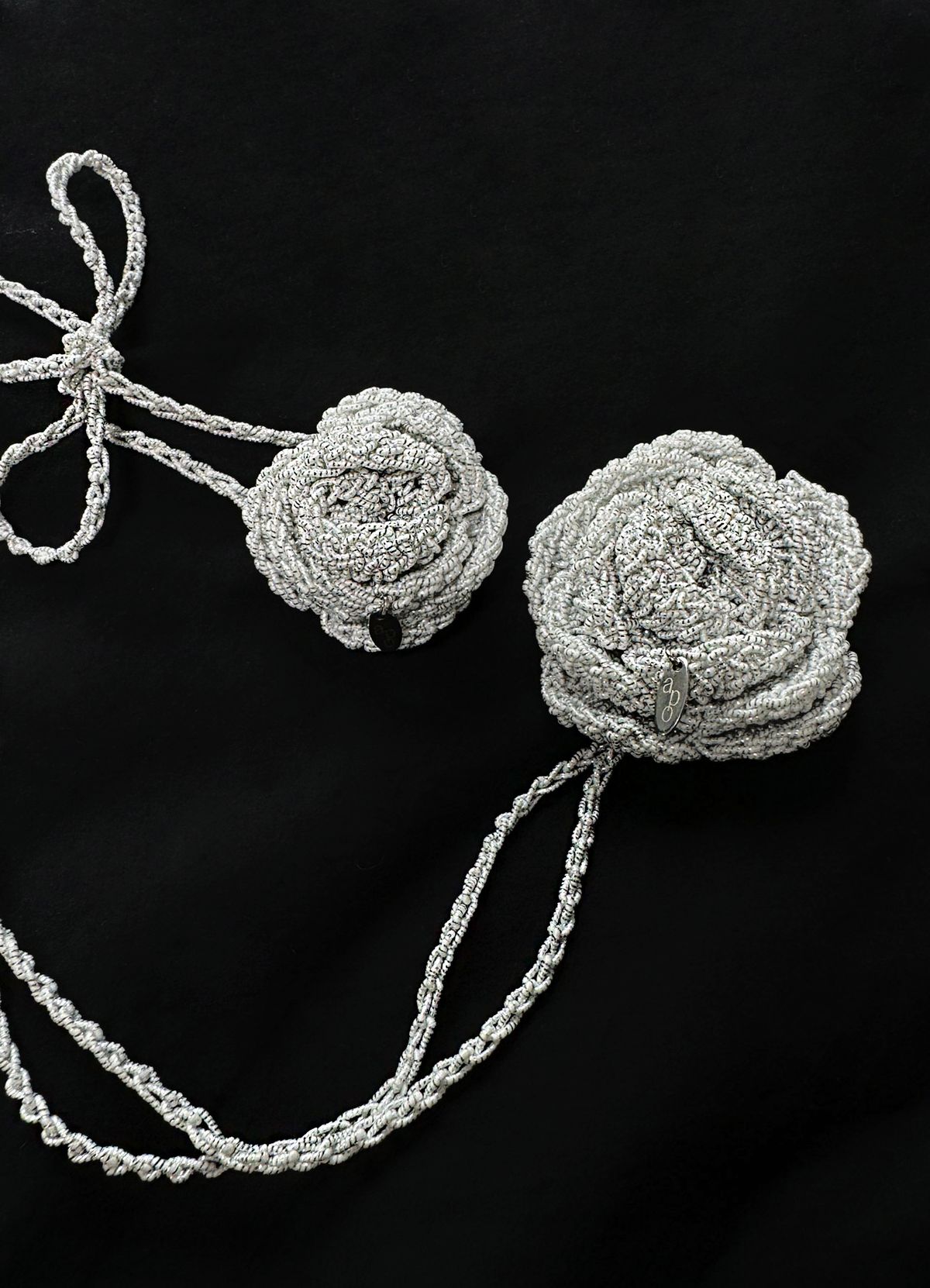애플파이오더(APPLE PIE ORDER) Rose Knit Tie. (Large, 2color)