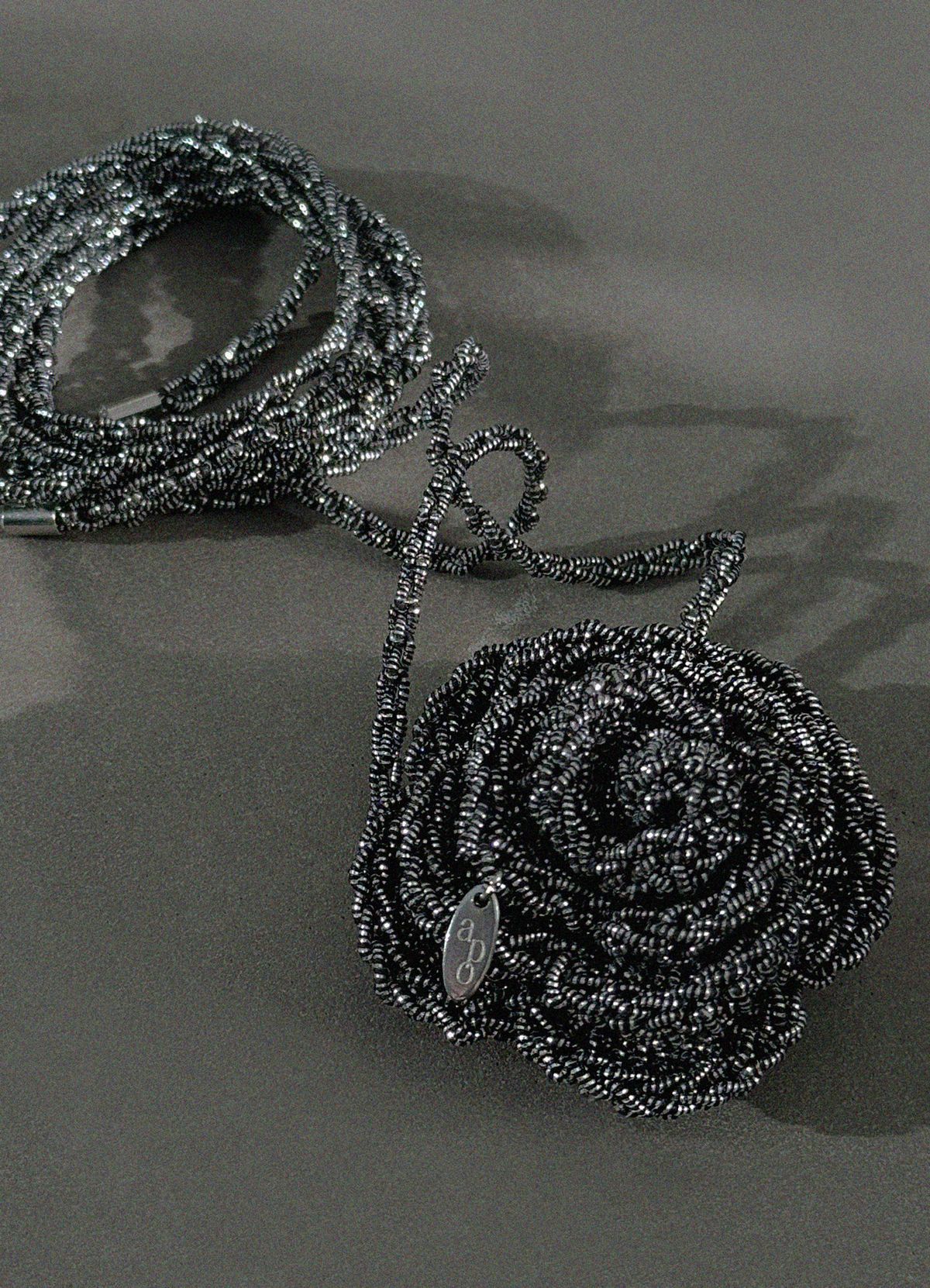 애플파이오더(APPLE PIE ORDER) Rose Knit Tie. (Large, 2color)