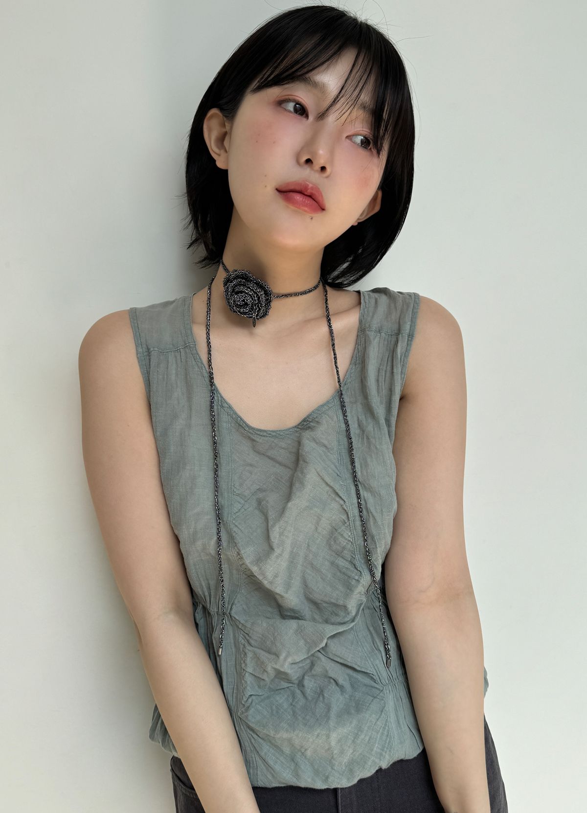 애플파이오더(APPLE PIE ORDER) Rose Knit Tie. (Large, 2color)